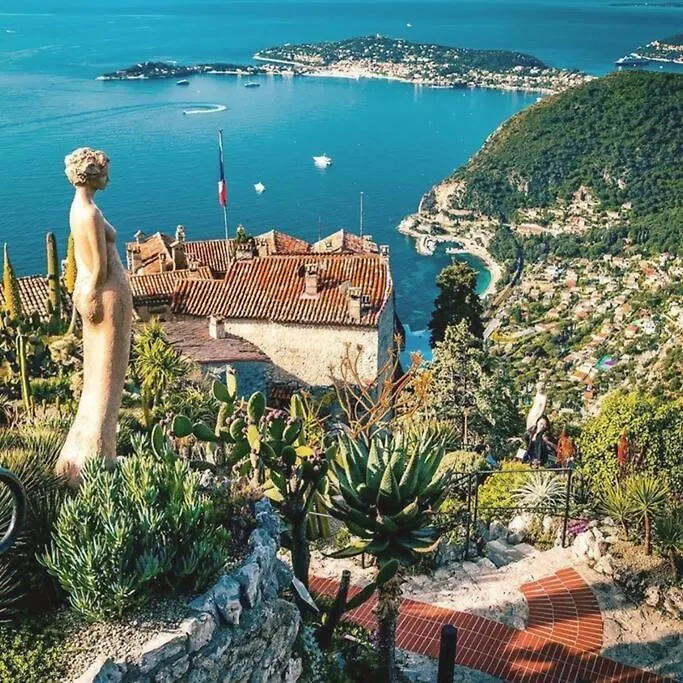 Studio Au Calme, Avec Terrasse Et Parking A Eze Village