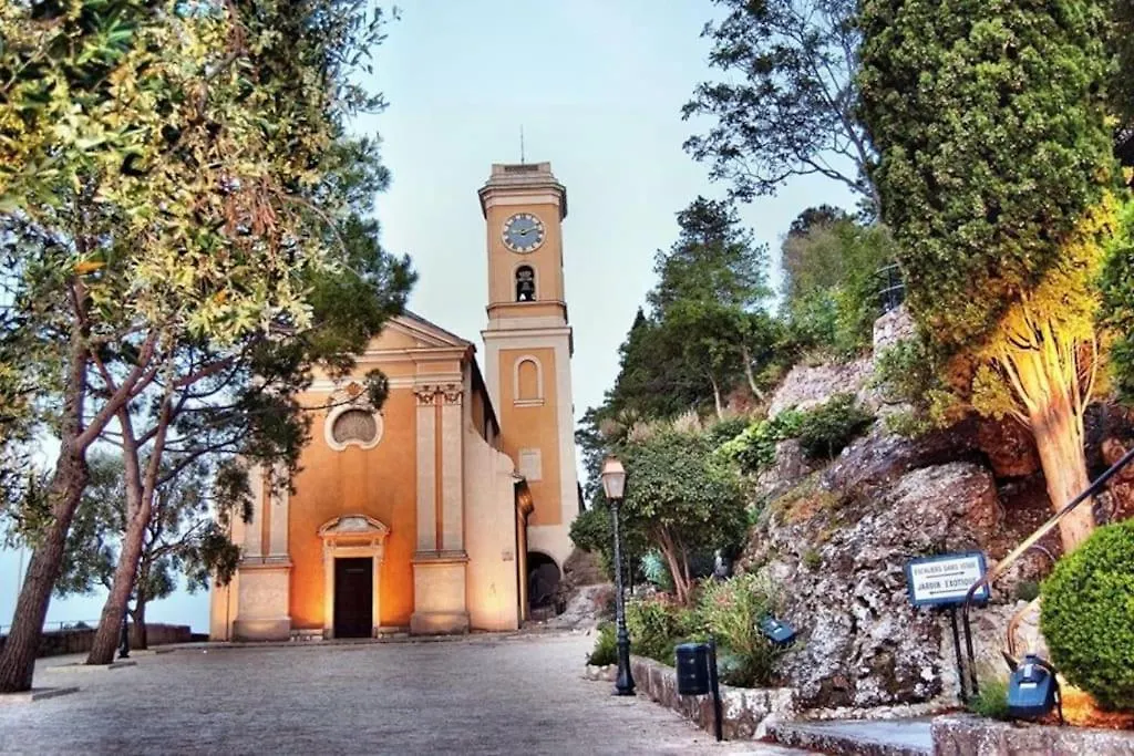 Studio Au Calme, Avec Terrasse Et Parking A Eze Village France